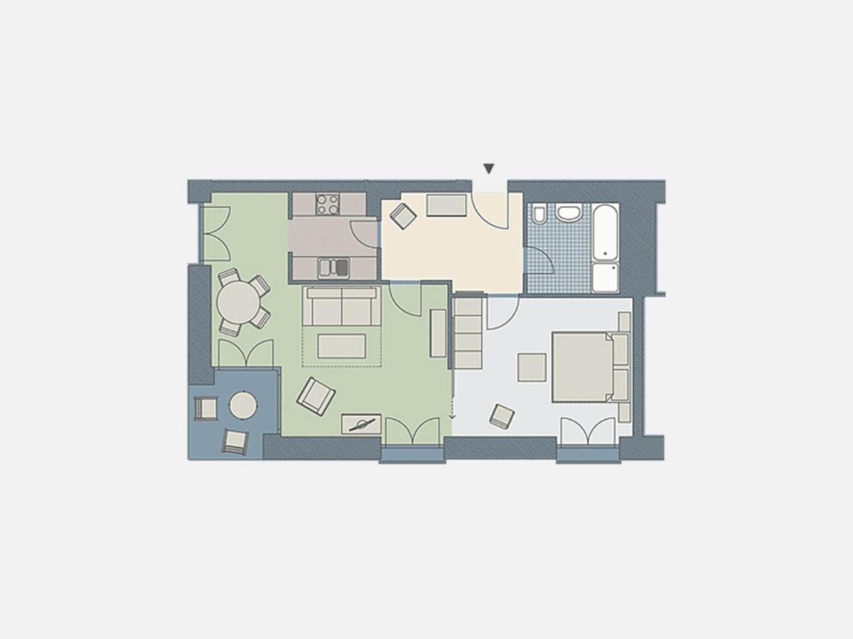 Kaiservillen Heringsdorf - Ferienwohnung Mit 1 Schlafzimmer Und Terrasse D102 Экстерьер фото